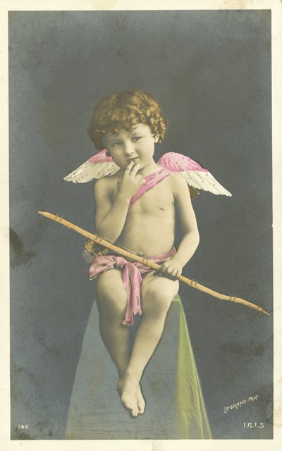 Cherubino seduto da French Photographer